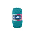 Polosu Lüks Patiklik - El Örgü Patik İpi - Renk: 358 - Turkuaz