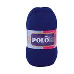 Polosu Lüks Patiklik - El Örgü Patik İpi - Renk: 360 - Saks mavi
