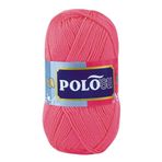 Polosu Lüks Patiklik - El Örgü Patik Ipi - Renk: 375 - Parlak Pembe