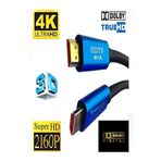 Polotech 10 Metre 4K ULTRA HD 2.0V ALÜMİNYUM Başlık Altın Uçlu HDMİ Kablo