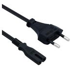 Polotech PS3 / PS4 / PS5 / XBox Series S-X Uyumlu Güç Kablosu 1.5 Metre 2Pin Güç Kablosu Projeksiyon - Monitör - Tv Universal