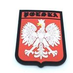 Polska Polonya Wappen arma bayrak Airsoft Cırt cırtlı bant PVC-patch