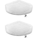 Polti SV Serisi Oval Mop 2'li Microfiber Seti, Beyaz