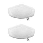 Polti SV Serisi Oval Mop 2'li Microfiber Seti, Beyaz