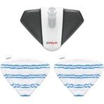 Polti Vaporetto Style SV660/SV650/SV620/SV610 Modellerine Uyumlu Düz Yüzeyleri Temizlemek Için 2'li Bezli Üçgen Fırça Se