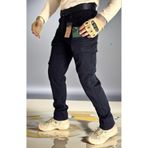 Polviton Siyah 214 Erkek Kargo Pantolon Tactıcal Outdoor Combat Cepli