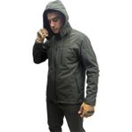 Polviton Softshell Içi Polarlı Su ve Rüzgar Geçirmez Taktikal Ceket - XL - Haki