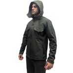 Polviton Softshell Su Ve Rüzğar Geçirmez İçi Polarlı Erkek Mont Kapişonlu Ve Kapişonsuz Kullanılabilir
