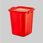 Poly Time Polytime Kare Renkli Saklama Kabı 35 Lt E-629