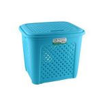 Poly Time Rattan Kapaklı Çamaşır Sepeti