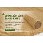 Polybotum %100 Doğal Bambu Kamış Hasır Bahçe Balkon Çit Gölgelik Gizlilik Çiti 1x1