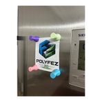POLYFEZ Raptiye Görünümlü Not Tutucu Buzdolabı Magneti | Fotoğraf ve Not Tutucu Magnet (4 Renkli Set)