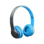 Polygold P47 Wıreless Bluetooth Kablosuz Radyolu Mp3 Çalar Kulaküstü Mavi