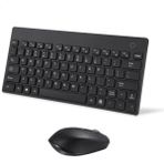 Polygold PG-8030 Kablosuz Mini Klavye Mouse Set Siyah
