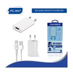 Polygold PG-8713 1.5 mt 2.1 A iPhone USB Ev Tipi Şarj Aleti