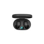 POLYGOLD Teknomarketim E6s Tws Diğital Göstergeli Kablosuz Bluetooth Kulaklık Siyah