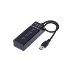 POLYGOLD Usb Çoklayıcı 4 Port Usb Hub 3.0 Işıklı Usb Çoğaltıcı Switch Port