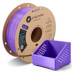 Polymaker PETG Mor 3D Yazıcı Filament 1.75mm 1KG, Yüksek Akış ve Yüksek Mukavemet, 300mm/s'ye kadar Hızlı Baskı, Mükemmel Katman Yapışması, Çözgü İçermez, Prototipler ve Fonksiyonel Parçalar için