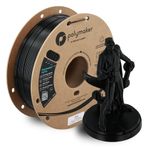Polymaker PETG Siyah 3D Yazıcı Filament 1.75mm 1KG, Yüksek Akış ve Yüksek Mukavemet, 300mm/s'ye kadar Hızlı Baskı, Mükemmel Katman Yapışması, Çözgü İçermez, Prototipler ve Fonksiyonel Parçalar için