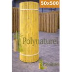 polynaturel Doğal Kamış Çit Bambu Hasır Bahçe Gizlilik Çiti 50x500 cm Balkon Teras Çit