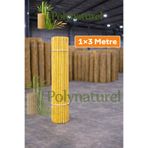 polynaturel Doğal Kamış Hasır Bahçe Çiti 1x3 Metre Balkon Çiti Gölgelik Çit Dekoratif Gizlilik Perdesi Hasır Çit