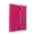 PolyPad 1018 Universal Dönerli Standlı Tablet Kılıfı Pembe