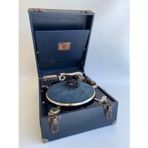 Polyphon Musik Antika Çanta Gramofon 073 (Hafif Hasarlı)