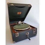 Polyphon Musik Antika Çanta Gramofon 079 (Hafif Hasarlı)