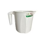 POLYTIME Polytime Plastik Beyaz Ölçekli Maşrapa - 1.5 Litre Çok Renkli