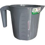POLYTIME Polytime Plastik Gri Ölçekli Maşrapa - 1.5 Litre Çok Renkli