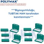 POLYWAX Ortodontik Wax 10 Adet Limon Aromalı Ortodonti Braket Diş Teli Mumu