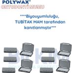 POLYWAX Ortodontik Wax 10 Adet Vanilya Aromalı Ortodonti Braket Diş Teli Mumu