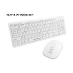 POLYWOLD 15 m Kablosuz Klavye ve Mouse Seti Aydınlatmalı Ergonomik Tasarım Ev - Ofis İçin-PG-8040 - Çok Renkli