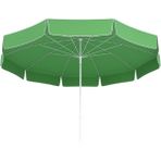 Pom Store Plaj Balkon Bahçe Piknik Şemsiyesi 220 cm 10 Telli Çok Sağlam + Bidon Hediyeli - Açık Yeşil