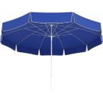 Pom Store Plaj Balkon Bahçe Piknik Şemsiyesi 220 cm 10 Telli Çok Sağlam + Bidon Hediyeli - Saks Mavi