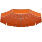 Pom Store Plaj Balkon Bahçe Piknik Şemsiyesi 220 cm 10 Telli Çok Sağlam + Bidon Hediyeli - Turuncu