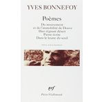 Po¨¨mes: Du mouvement et de l'immobilit¨¦ de Douve; Hier r¨¦gnant d¨¦sert; Pierre ¨¦crite; Dans le leurre du seuil by Yves Bonnefoy (2002) Mass Market Taschenbuch