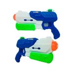 Pompalı Su Tabancası Güçlü Atış 34 Cm Water Gun