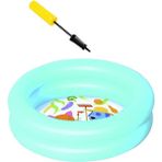 Pompası ile Bestway 51061, Desenli Zeminli Şişme Çocuk Havuz Set (61X15CM) - Altın