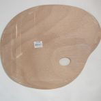 Ponart Ahşap Palet 40X50Cm Oval Büyük Boy