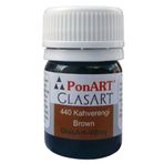 Ponart Glass Art 20 ml Kahverengi Cam Boyası