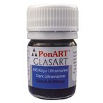 Ponart Glass Art 20 ml Koyu Ultramarine Cam Boyası