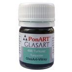 Ponart Glass Art 20 ml Turkuaz Cam Boyası