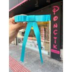 Ponçik Accessories Saten Fiyonk Otomatik Kurdele Toka - Açık Yeşil - Mavi