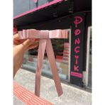 Ponçik Accessories Saten Fiyonk Otomatik Kurdele Toka - Rose Gold