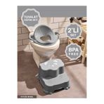 PONÇİK STORE Kaydırmaz Çocuk Taburesi Çift Basamaklı, Çocuk Banyo Lavabo Basamağı 2li Set