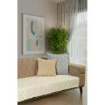 Ponela Bohem Ponponlu Koltuk Örtüsü 90X200 Cm Sadece Oturma Alanı (1 Adet)- Krem