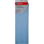 Ponitex (2 Adet) Spark Kristal Mikrofiber Cam Silme Bezi ve Genel Temizlik & Kurulama Bezi 40X40 Cm. Mavi - 01-Mavi