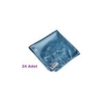 Ponitex (24 Adet) Polikur 3221 Aktif Mikrofiber Parlak Cam Temizlik Bezi 40x40 Cm. Mavi