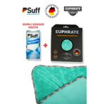 Ponitex Euphrate Mikrofiber Oto Kurulama Cam ve Temizlik Alman TANK Bezi 75x55 cm + Sihirli Sünger Hediyeli